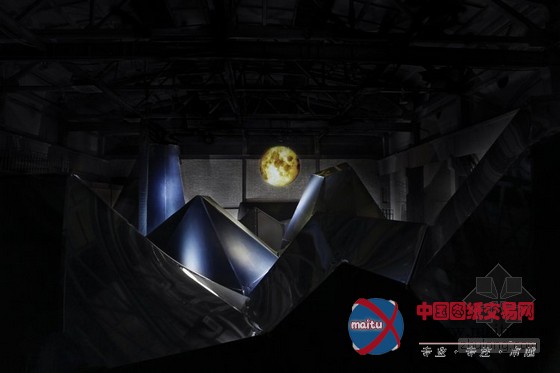 马岩松 Digital Crystal北京展览设计“月境”