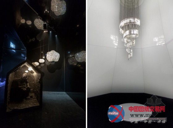 马岩松 Digital Crystal北京展览设计“月境”