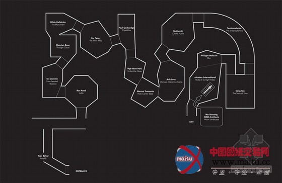 马岩松 Digital Crystal北京展览设计“月境”