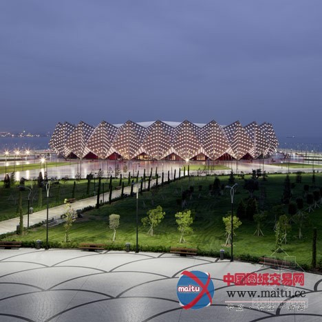 GMP设计的巴库水晶体育馆