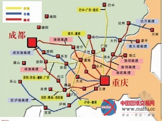 川渝拟建省际接线高速公路