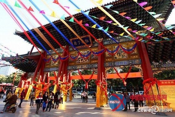 西安都城隍庙修复竣工