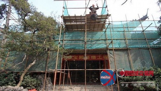 1555岁大明寺大雄宝殿修缮“国考”过关