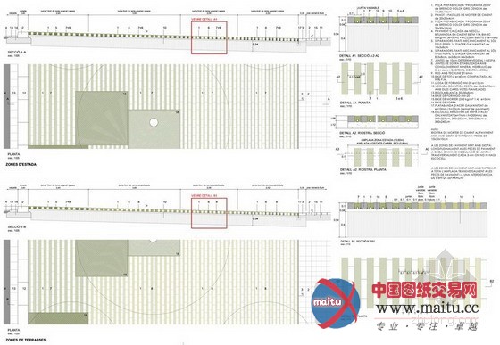 西班牙巴塞罗纳Passeig de St Joan大道改建