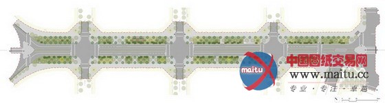 西班牙巴塞罗纳Passeig de St Joan大道改建