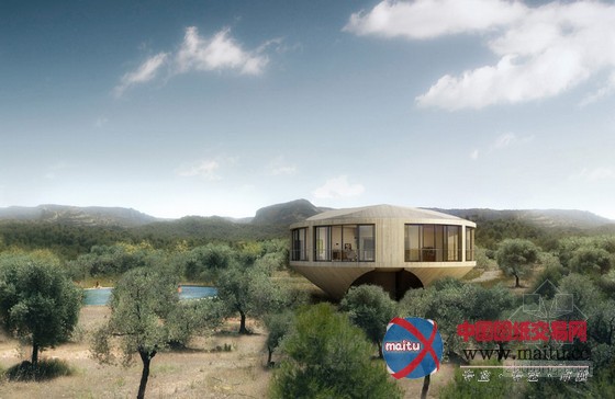 johnston marklee设计的西班牙圆形住宅