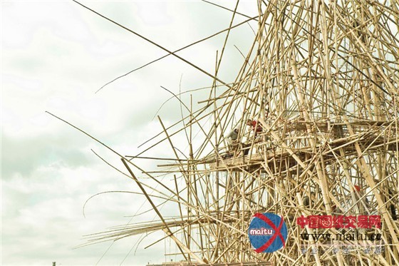 意大利罗马国家电力公司当代艺术Big Bambú(大竹)