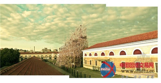 意大利罗马国家电力公司当代艺术Big Bambú(大竹)