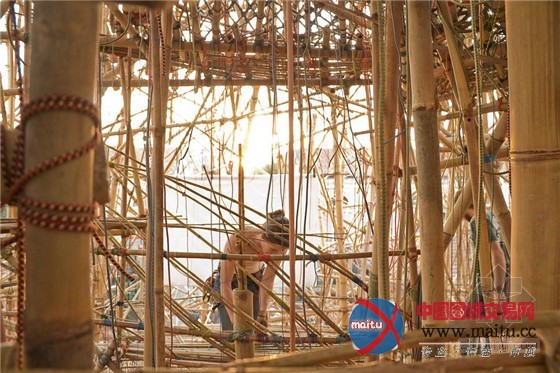 意大利罗马国家电力公司当代艺术Big Bambú(大竹)