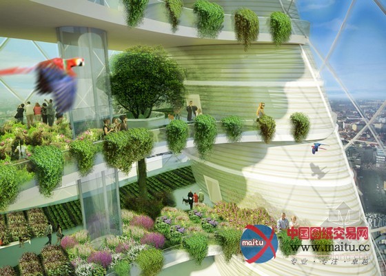 Agnieszka Preibisz等设计的德国Green8摩天大楼