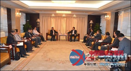 铁建重工董事长刘飞香拜会兰州市市长袁占亭