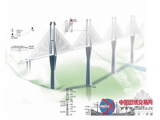世界第一大跨径高墩多塔斜拉桥主塔全面封顶