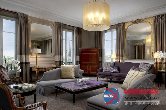 豪华精美的巴黎旺多姆威斯汀酒店设计