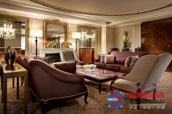 豪华精美的巴黎旺多姆威斯汀酒店设计