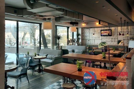 哈萨克斯坦Altyn-Alma面条店装修设计 颇具特色与气质