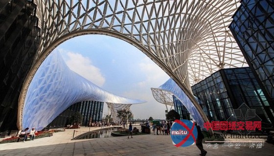 Lab设计的2014年中国花卉博览会展馆