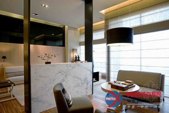 阳明帝景现代时尚样板房装修设计