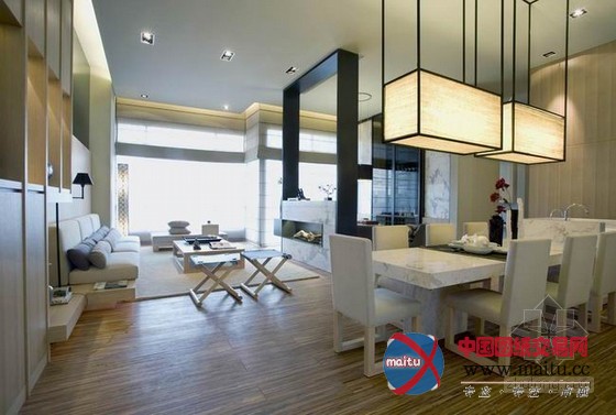 阳明帝景现代时尚样板房装修设计