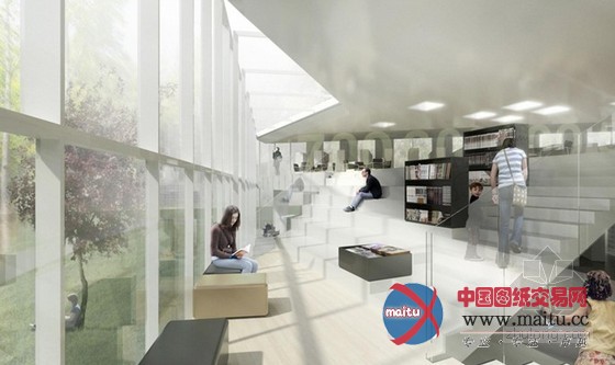 Chevalier Morales设计的加拿大皮埃尔图书馆