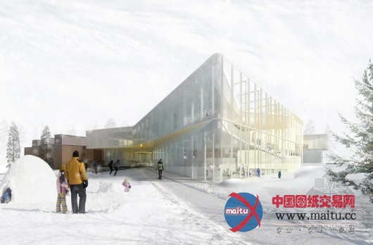 Chevalier Morales设计的加拿大皮埃尔图书馆