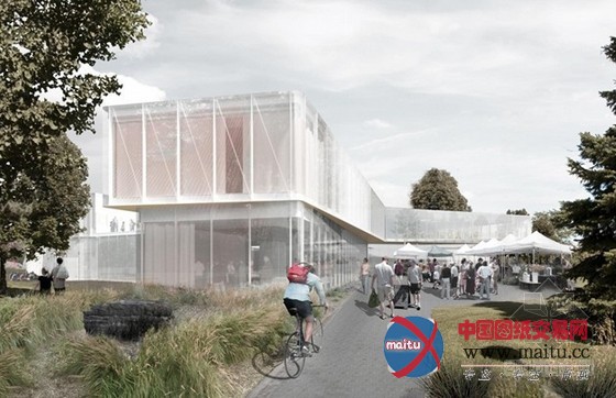 Chevalier Morales设计的加拿大皮埃尔图书馆