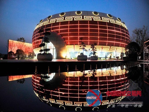 世界最大鼓型建筑落户安徽 正申报吉尼斯纪录