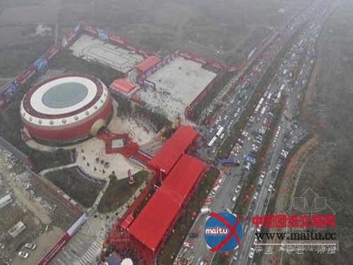 世界最大鼓型建筑落户安徽 正申报吉尼斯纪录