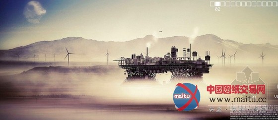 Manuel Dominguez设计的21世纪“可移动”城市