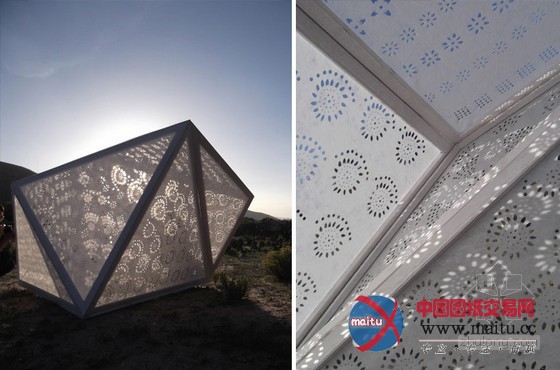 X工作室设计的墨西哥半透明庇护所