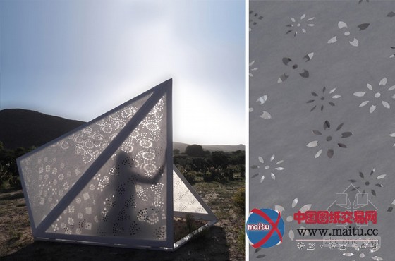 X工作室设计的墨西哥半透明庇护所