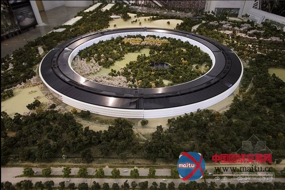 苹果公司公开新总部沙盘 如宇宙飞船