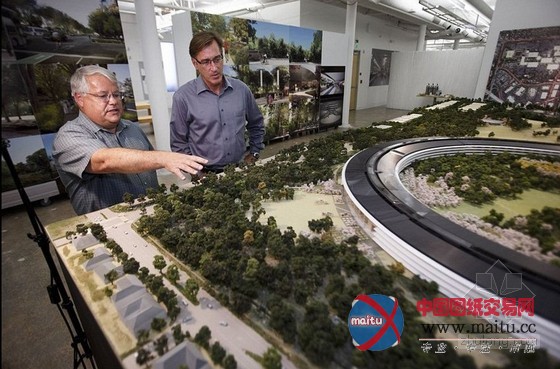 苹果公司公开新总部沙盘 如宇宙飞船