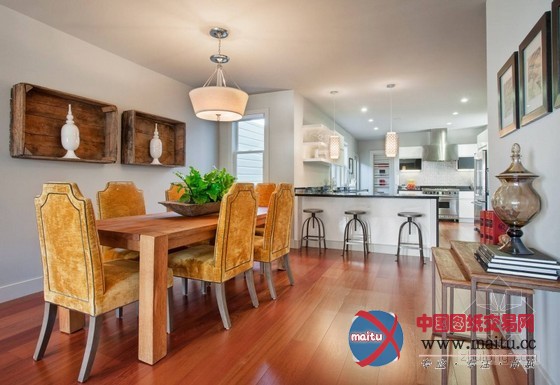 旧金山美丽艺术色彩住宅设计 空间雅致有韵味