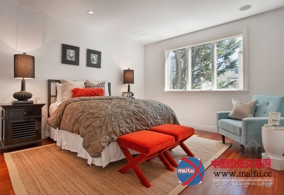 旧金山美丽艺术色彩住宅设计 空间雅致有韵味