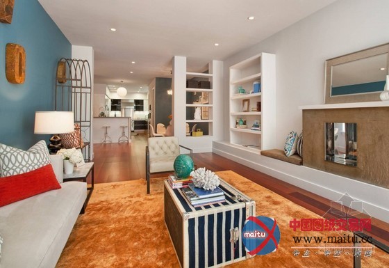 旧金山美丽艺术色彩住宅设计 空间雅致有韵味