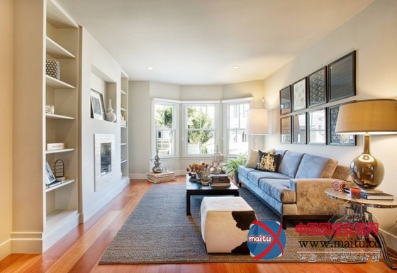 旧金山美丽艺术色彩住宅设计 空间雅致有韵味