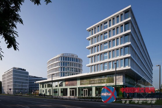 fuksas设计的波兰的warsaw商务花园酒店