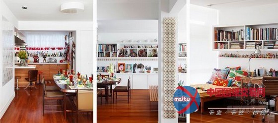 丰富色彩配饰的巴西公寓设计