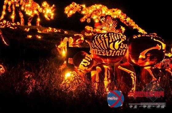 奇趣迭生的纽约哈德逊庄园万圣节南瓜展览