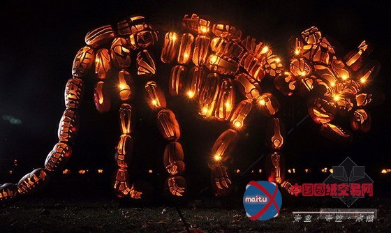 奇趣迭生的纽约哈德逊庄园万圣节南瓜展览