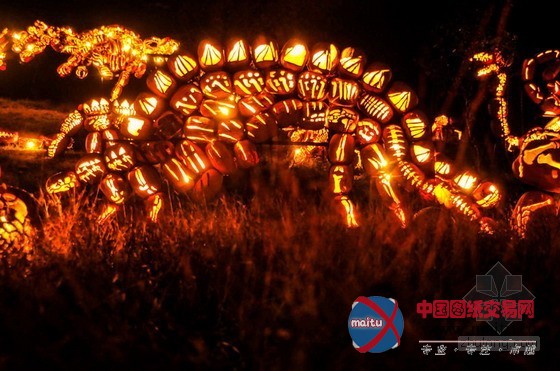 奇趣迭生的纽约哈德逊庄园万圣节南瓜展览