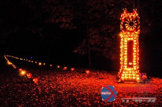 奇趣迭生的纽约哈德逊庄园万圣节南瓜展览