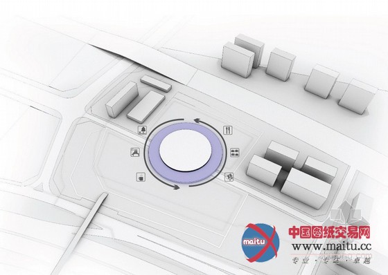 Huasen Architects设计的中国深圳漩涡状商业综合体入围“方大企业总部”设计