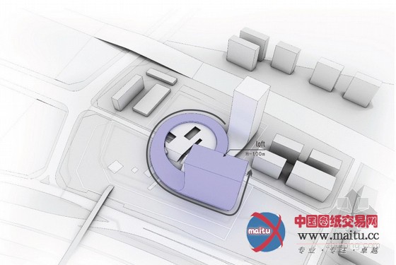 Huasen Architects设计的中国深圳漩涡状商业综合体入围“方大企业总部”设计