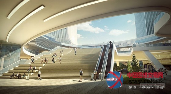 Huasen Architects设计的中国深圳漩涡状商业综合体入围“方大企业总部”设计