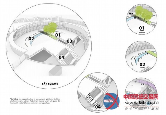 Huasen Architects设计的中国深圳漩涡状商业综合体入围“方大企业总部”设计