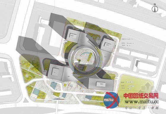 Huasen Architects设计的中国深圳漩涡状商业综合体入围“方大企业总部”设计