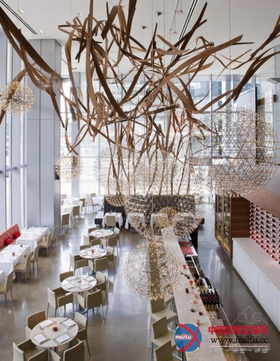 多伦多不一般的艺术时尚餐厅设计