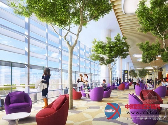 SAA设计的新加坡樟宜机场4号候机楼