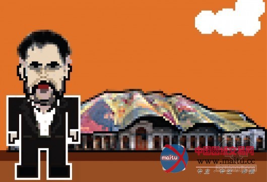 贝律铭、让•努维尔、赫尔佐格等多位建筑师马赛克微形象正式出版